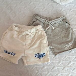 Zara Kids Shorts Set - Cream and Gray